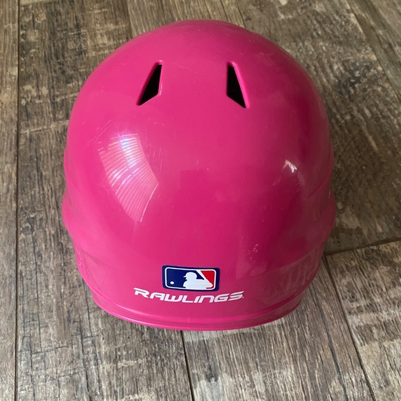 Rawlings Youth Pink Batting Helmet - Picture 2 of 6